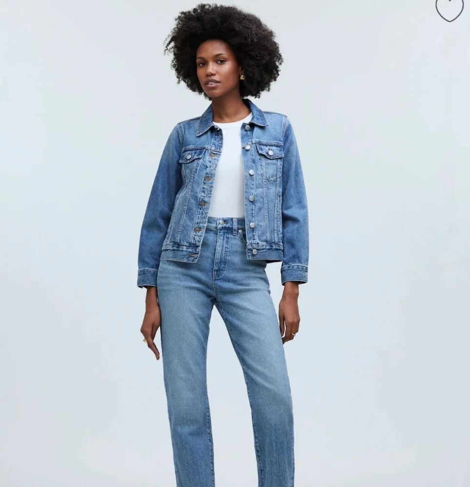 Madewell - The Jean Jacket in Medford Wash - XS - NWT - Picture 2 of 10
